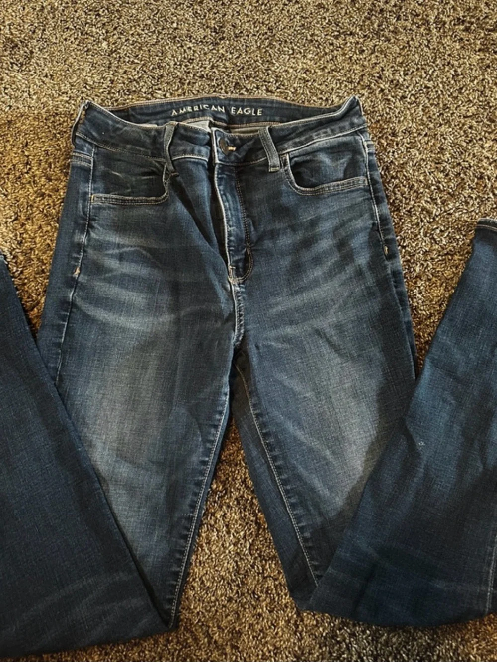 American Eagle Outfitters Dark Blue Skinny Jeans